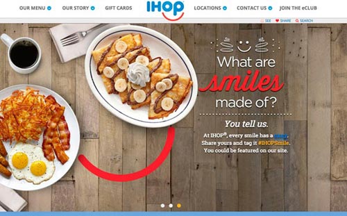 IHOP Website